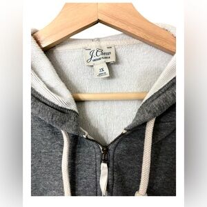 J. Crew Vintage Fleece Hooded Sweatshirt 2X